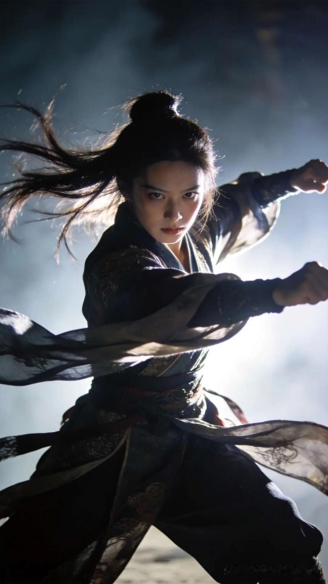 【AI游戏剧提示词模板】格斗类 星夜打斗 带镜头语言

提示词prompt：
参