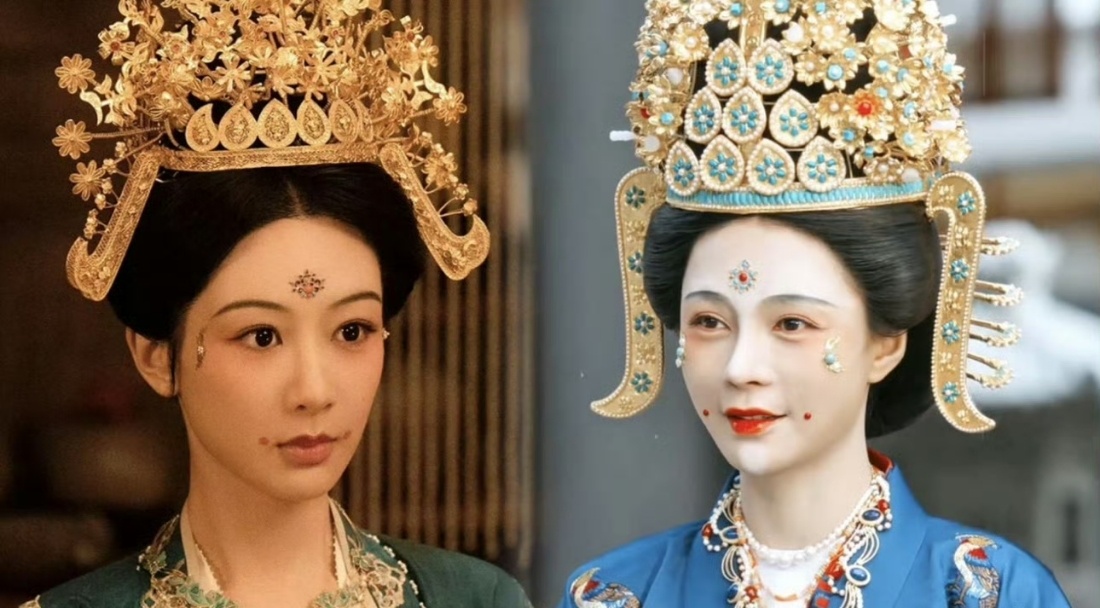 沈梦辰和杨紫撞冠了，原来古装头饰还有这么多讲究，这次通过沈梦辰和杨紫的角色造型涨