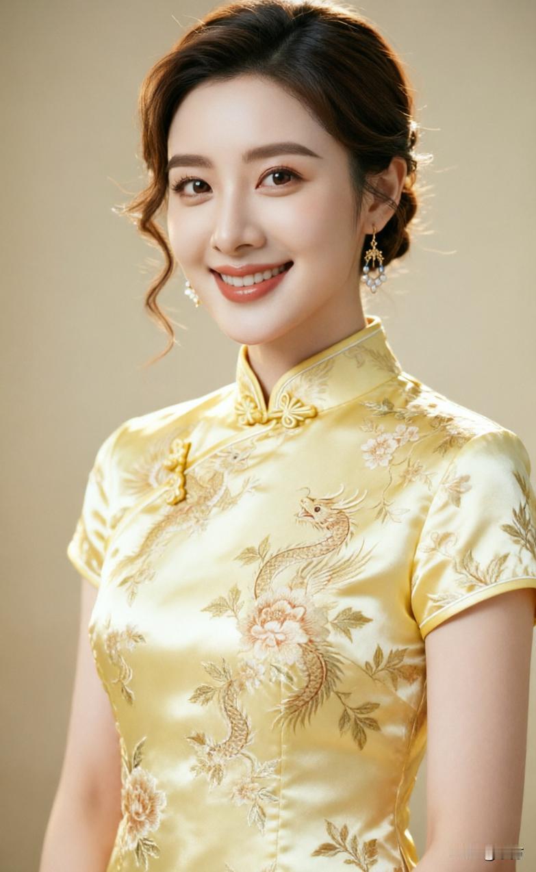 旗袍，真的是将东方美展现得淋漓尽致！那优雅的锦缎旗袍秀，每一步都走得摇曳生姿。