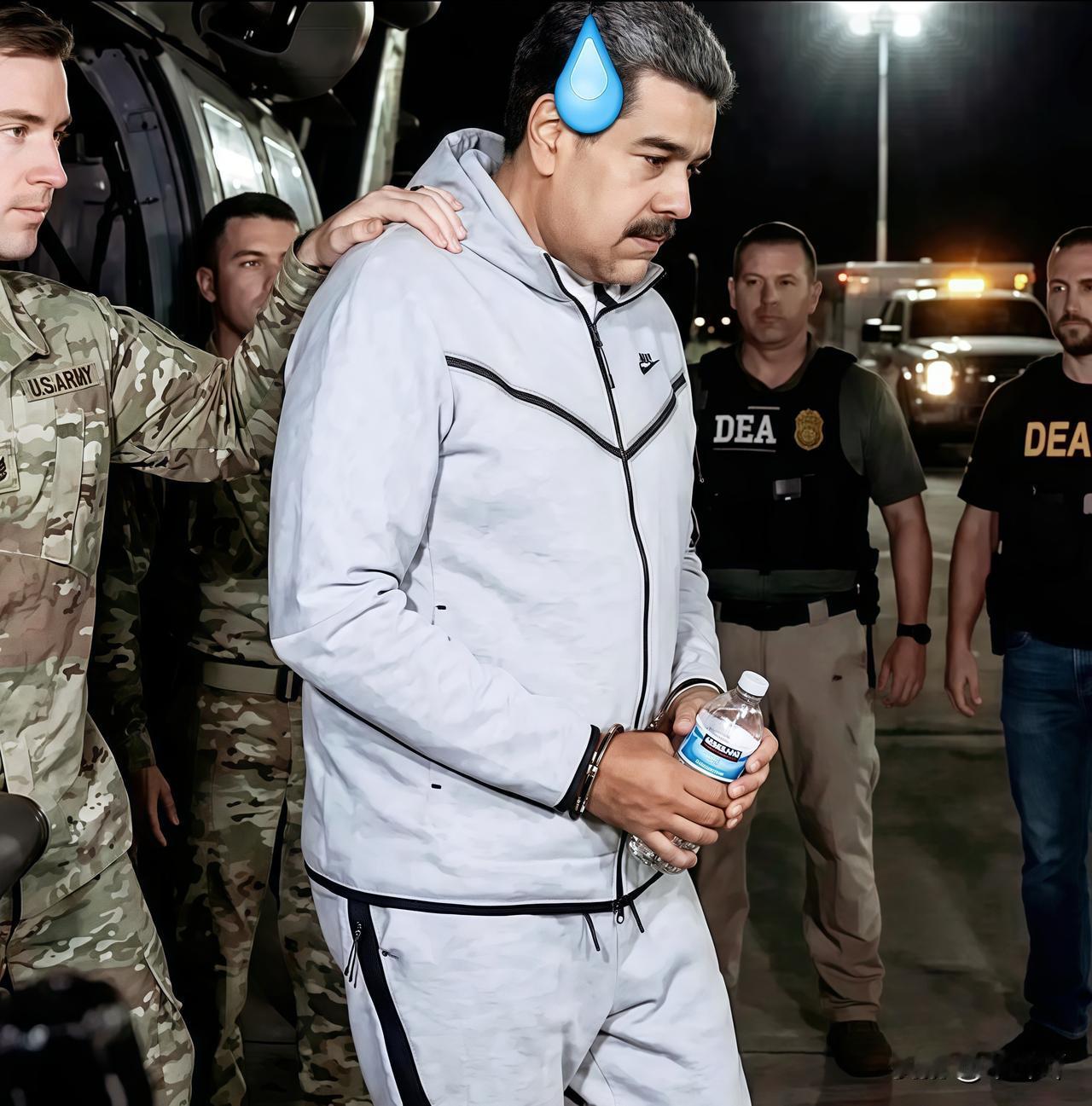 马杜罗夫妻俩刚下飞机，美国那边的起诉书就跟着来了，直接给尼可拉斯安了个毒品走私共