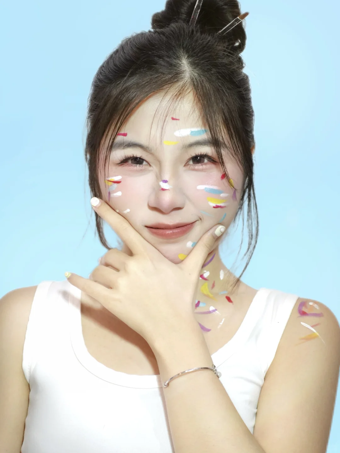 🇲🇾自己在家拍上了油彩写真🎨！！