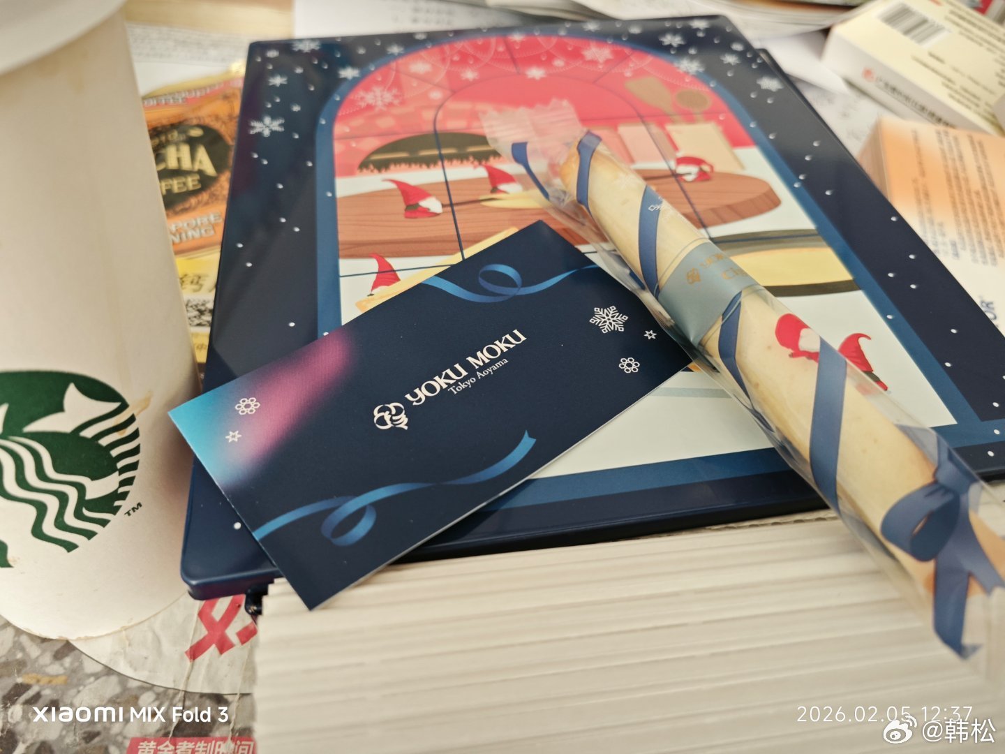 午餐，点心太好吃了。 