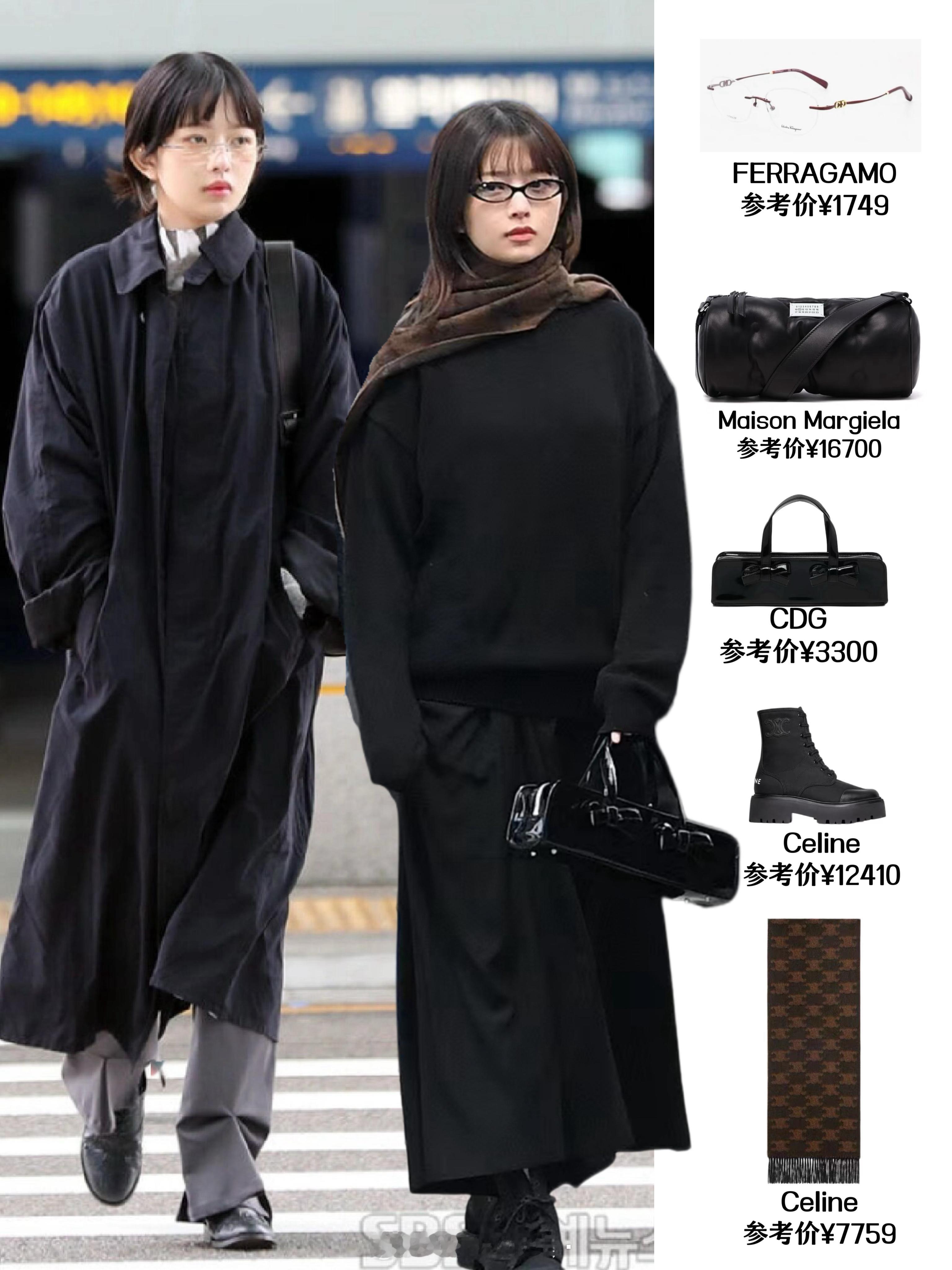 直井怜的几套私服好出圈，日系感直接拉满，很会选眼镜来搭配造型，无框眼镜的出镜率z