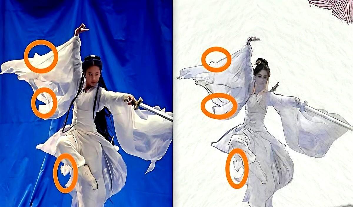 《唐诡》新海报，直接把小龙女P上去了？

有网友拿图层一叠，好家伙，跟刘亦菲版小