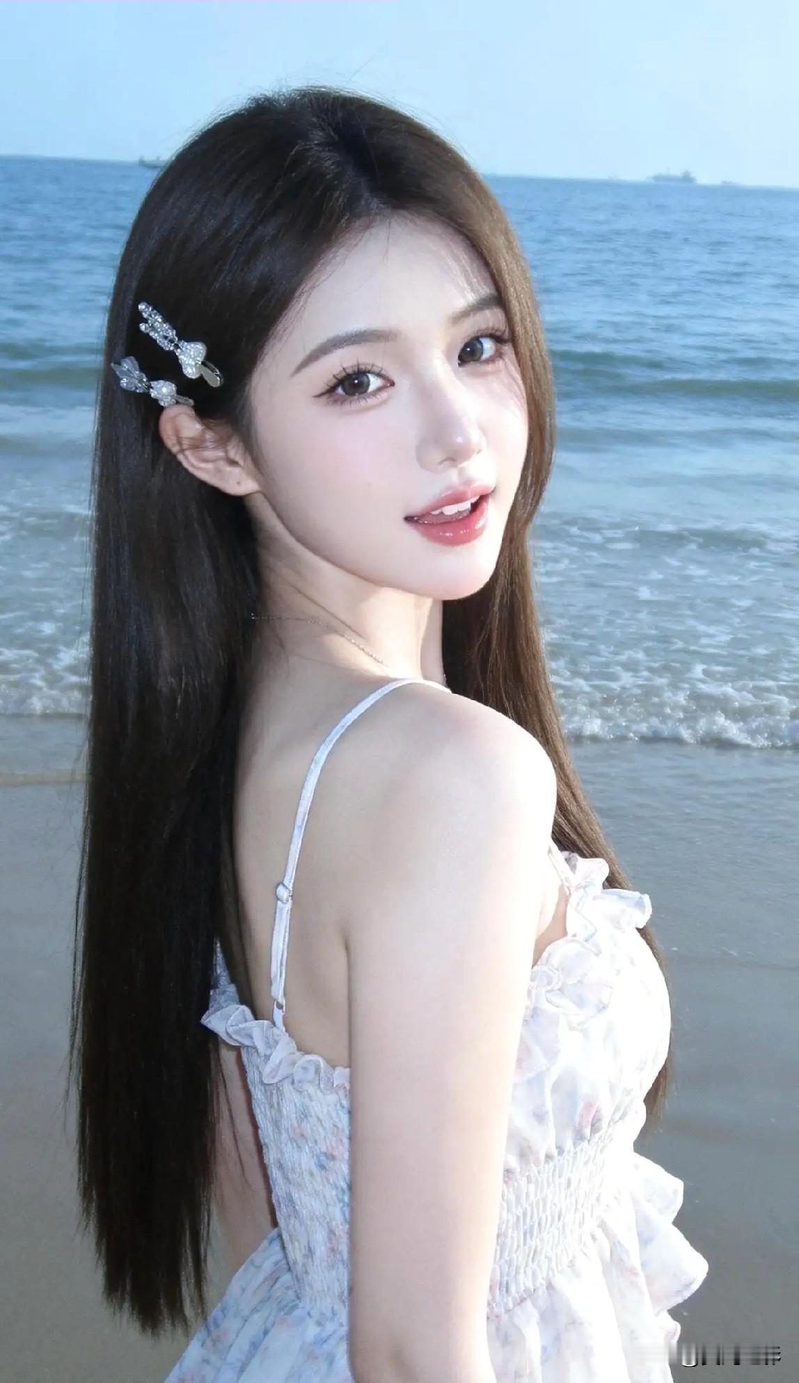 光之影
海边少女，温柔海风，轻纱飘逸，梦幻瞬间
海边花海少女 海边活力少女