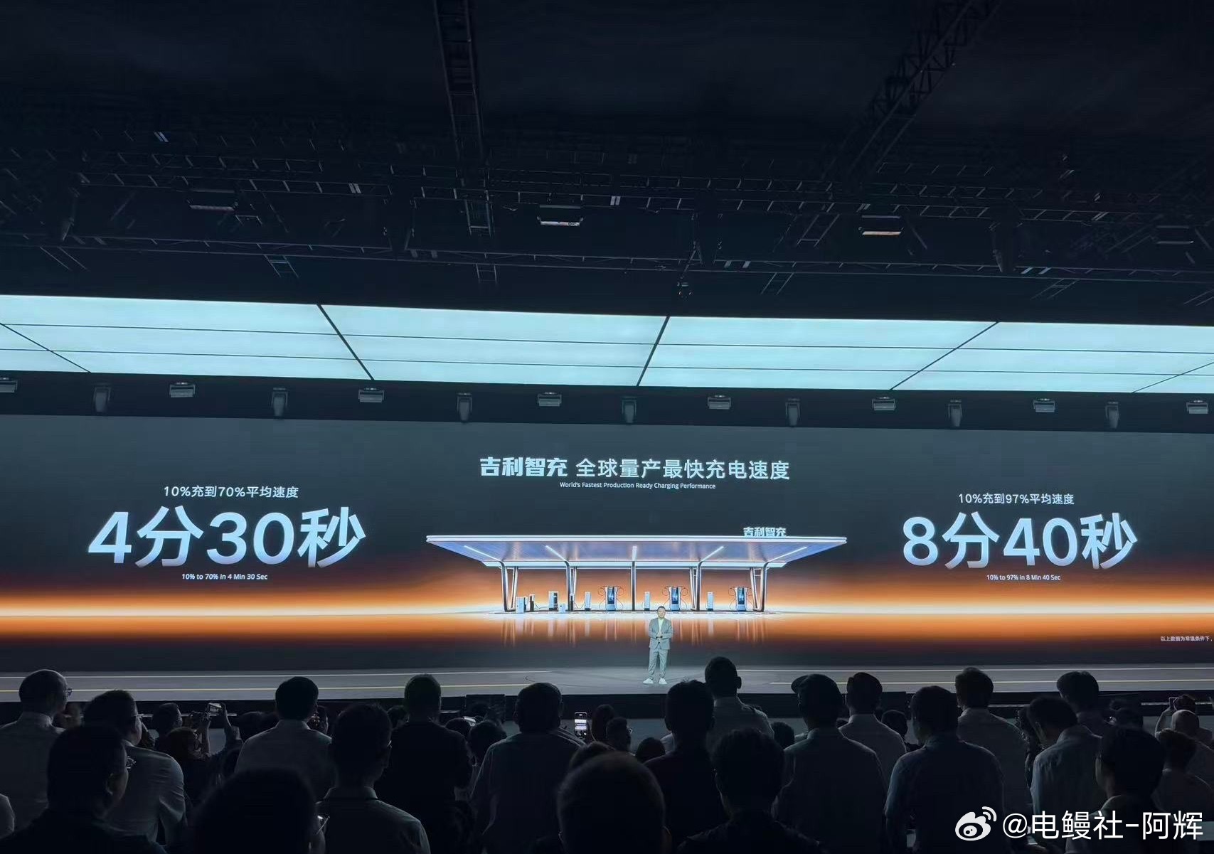 全球量产最快充电速度大v聊车 2026年9月23日，吉利发布新一代AI智充技术。