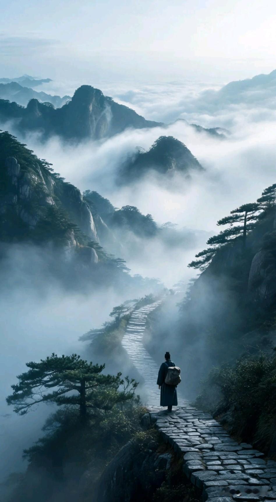 心关既过，天地自宽；执念若空，万般从容
释怀非忘，心自翱翔；执念若放，处处春光