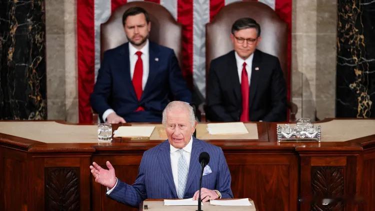 据美国全国广播公司新闻报道，英国国王查尔斯今天将在美国国会发表演讲，成为史上第二
