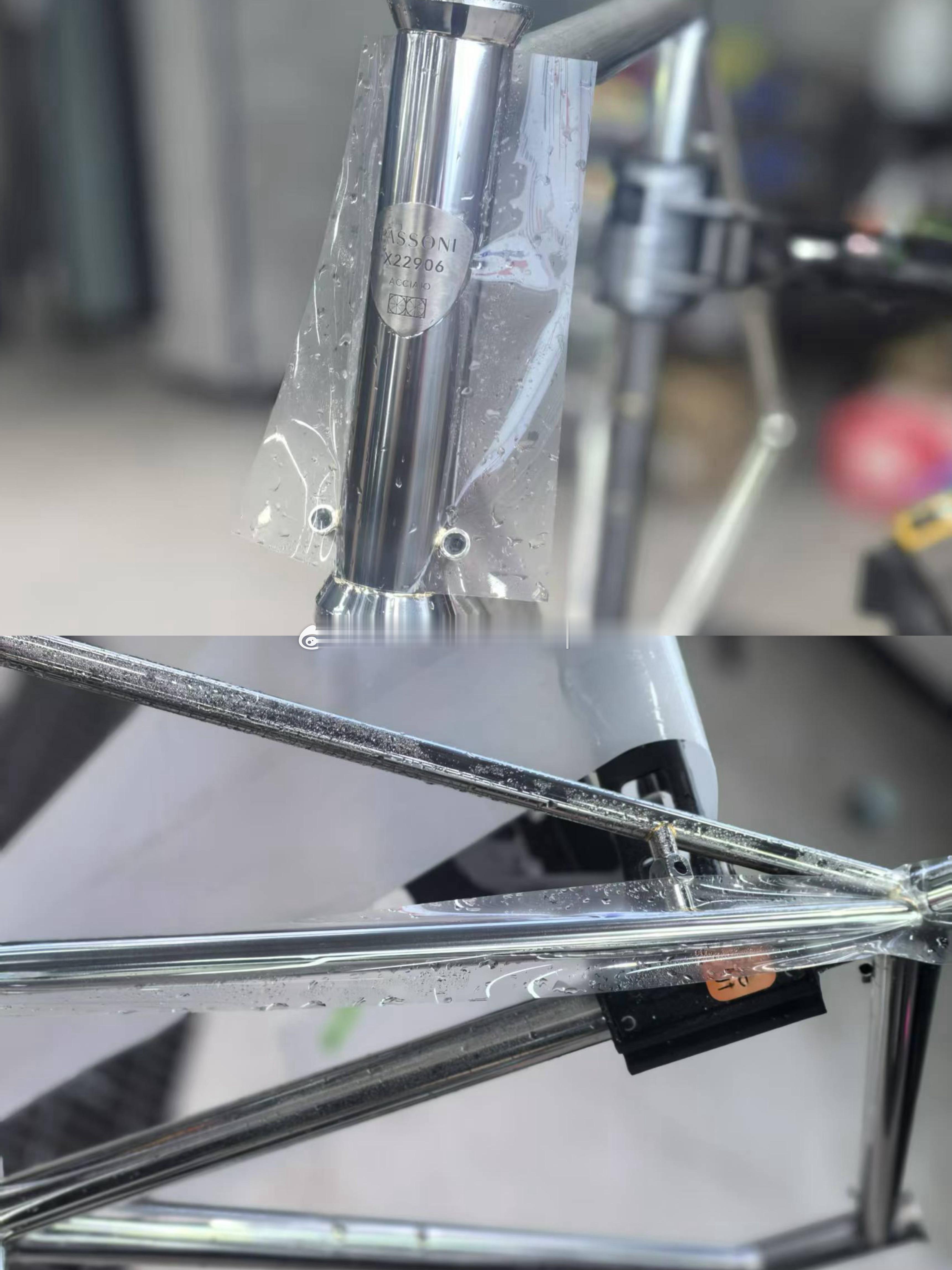 PASSONI钢架半预裁剪式贴膜细节到位 保护周全就来CycleCut专业自行车