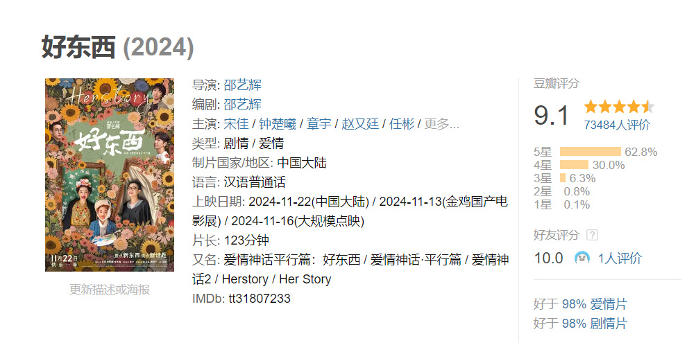 电影《好东西》为何能获得这么高的评分？相比于《芭比》的架空和纯粹嘲讽，《好东西》