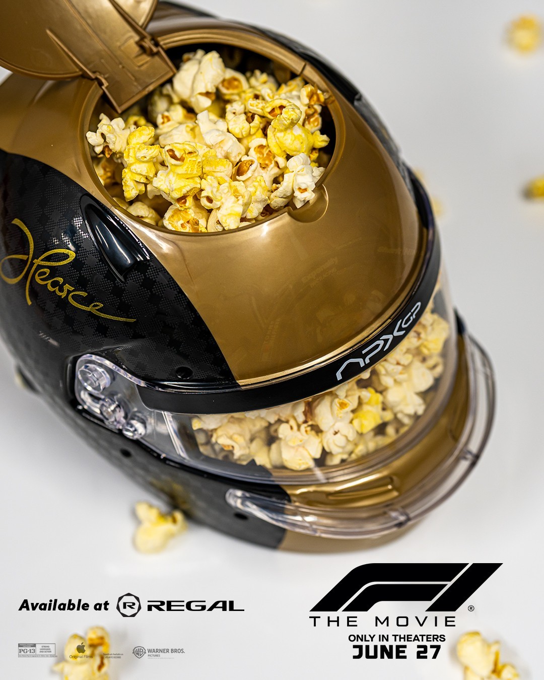 F1 F1Movie官方ins发的这个爆米花桶[笑cry]🍿2025F1摩纳哥