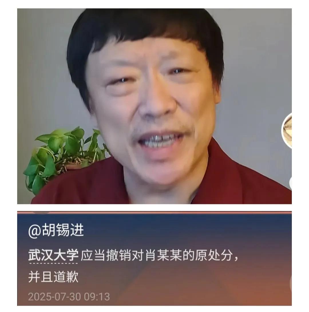 是不是反智？没看杨某起诉肖某判决书就胡咧咧。

法院判决是认可并尊重武汉大学对肖