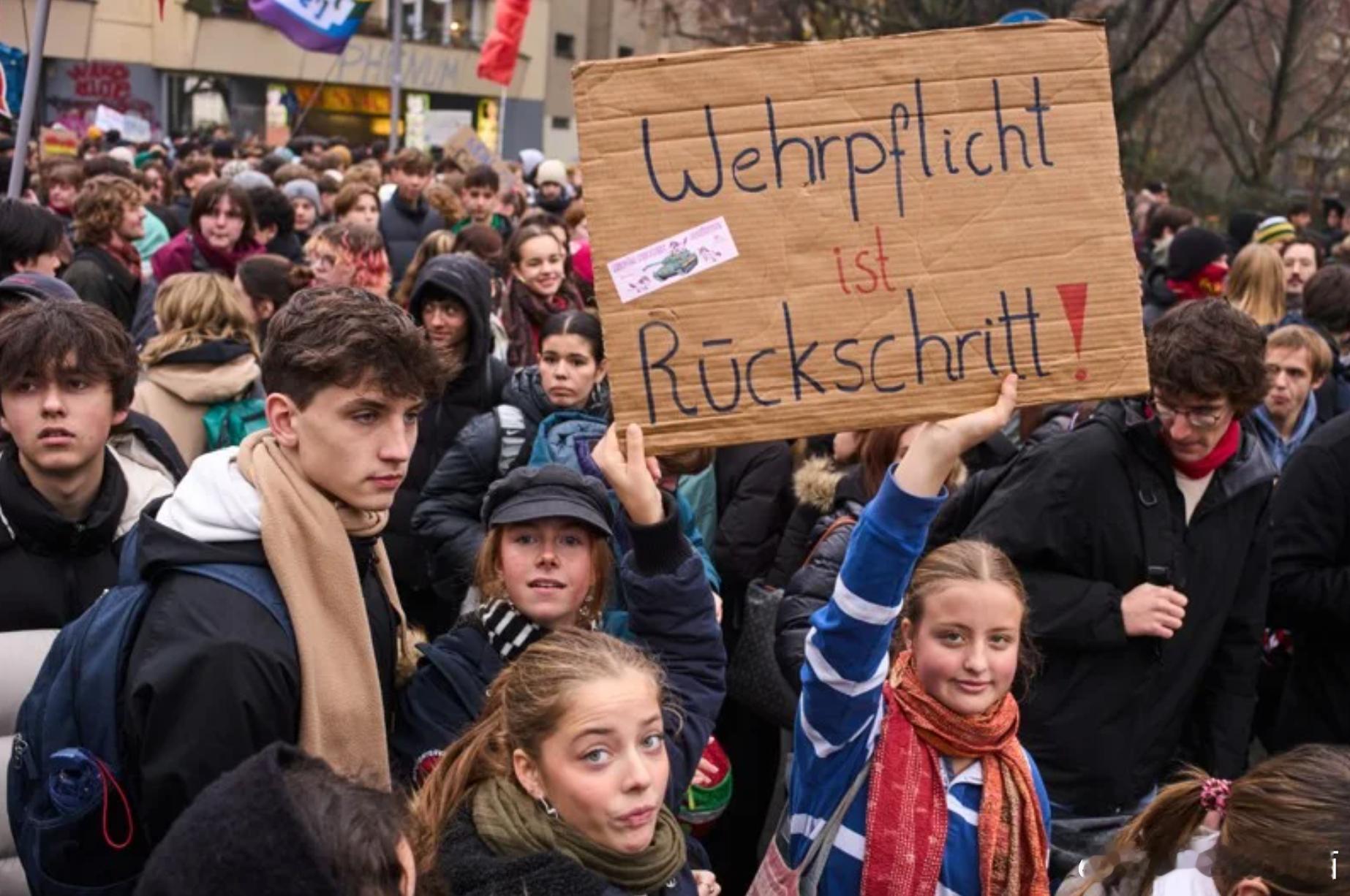 【俄罗斯威胁促使德国调整兵役政策？Z世代强烈反弹：谁发动战争谁上战场】海外新鲜事