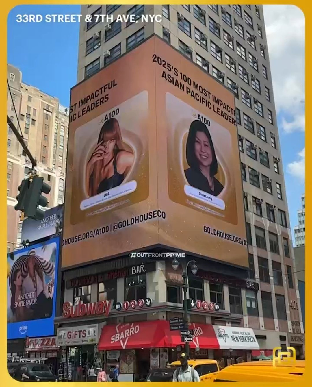 33rd Street & 7th Ave, NYC~！ ​​​