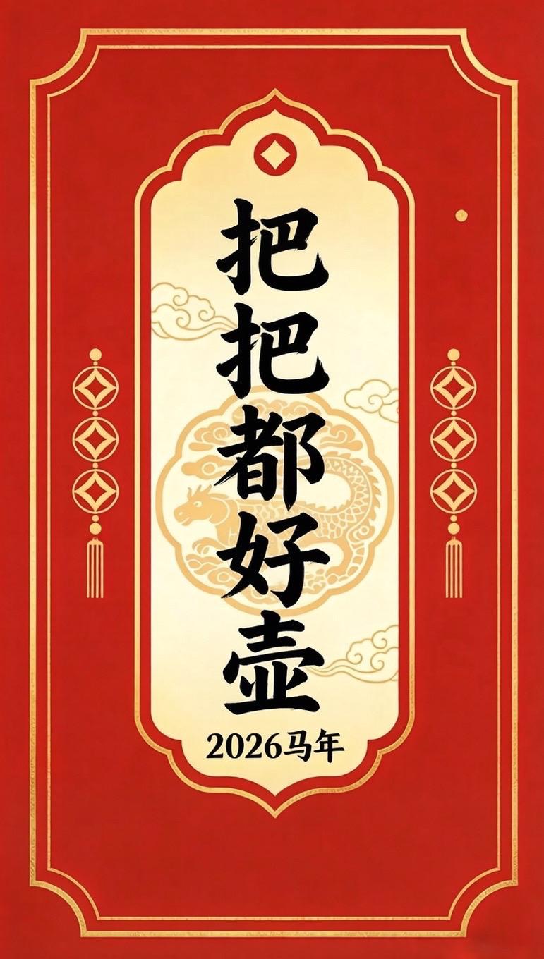 祝大家2026新年快乐！🎊2026 马年到，愿你如骏马踏风，奔赴山海时步履生花