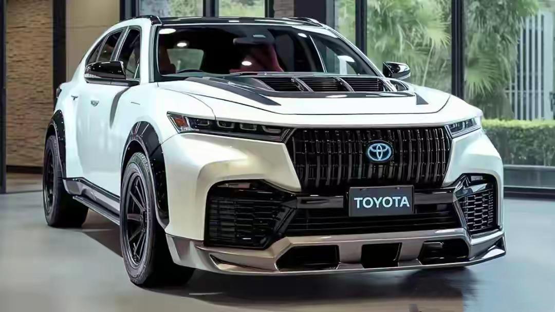 这是网上设计的全新丰田卡罗拉Cross，感觉设计大胆流畅，看着挺舒服的。

据传