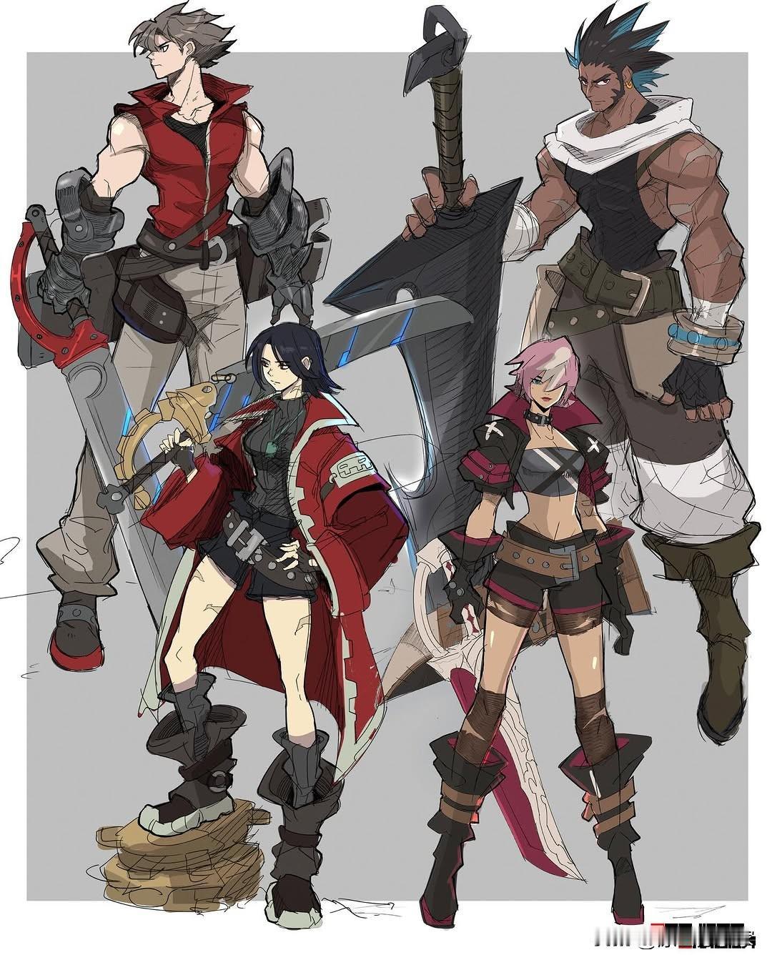 画师mitch&kyle 插画作品一组
动漫 二次元 原画分享家 插画 动画 卡