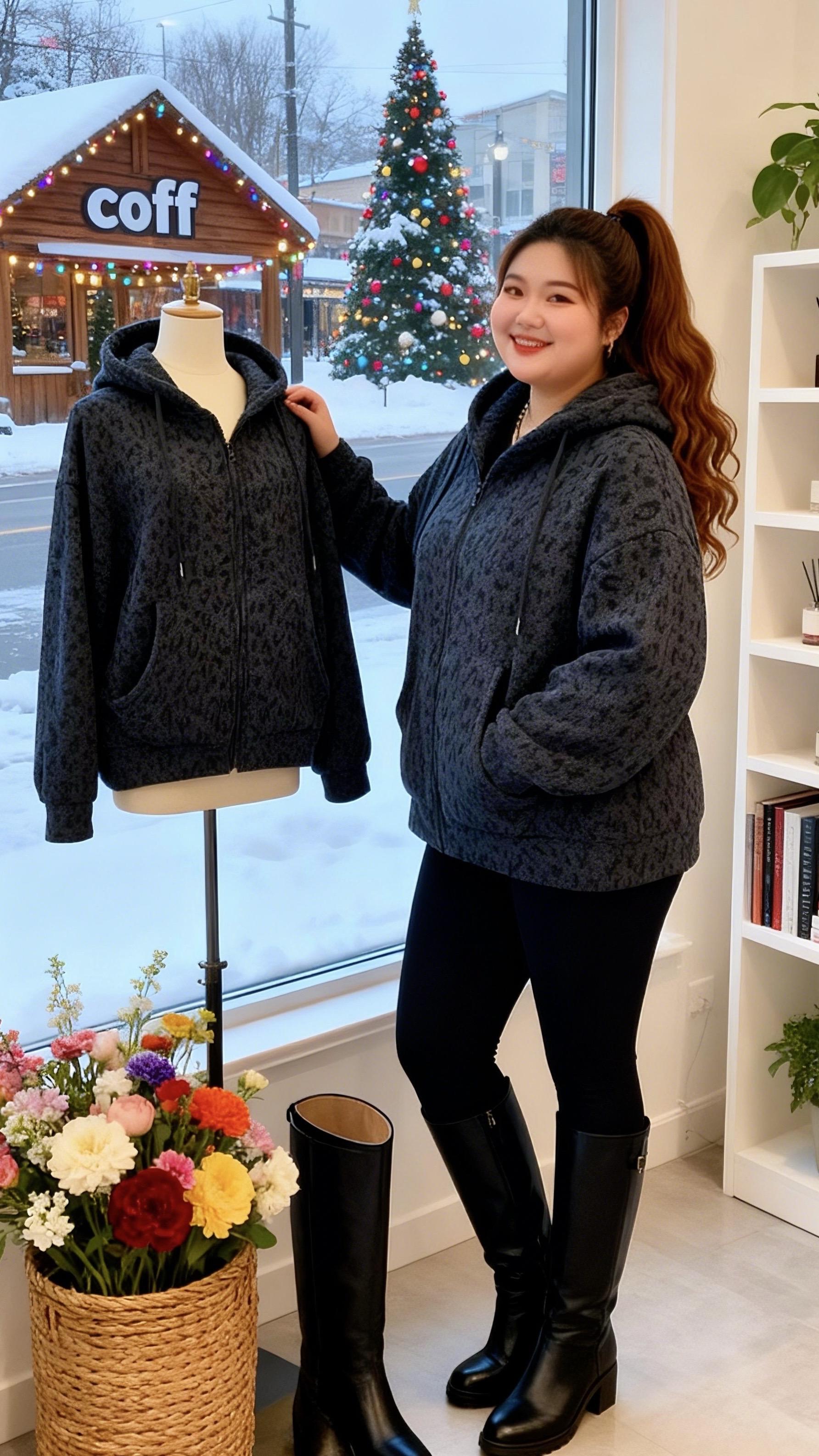 秋冬穿搭 大码女装胖妹妹的冬季有效穿搭梨形身材如何拿捏秋冬穿搭保暖又好看