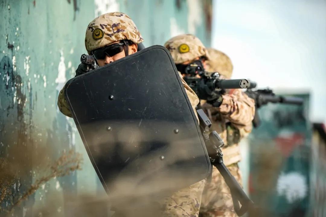 新疆没有黑社会，只有反恐支队，新疆为何是全国最安全的地方？
暴恐分子拿枪直接打掉