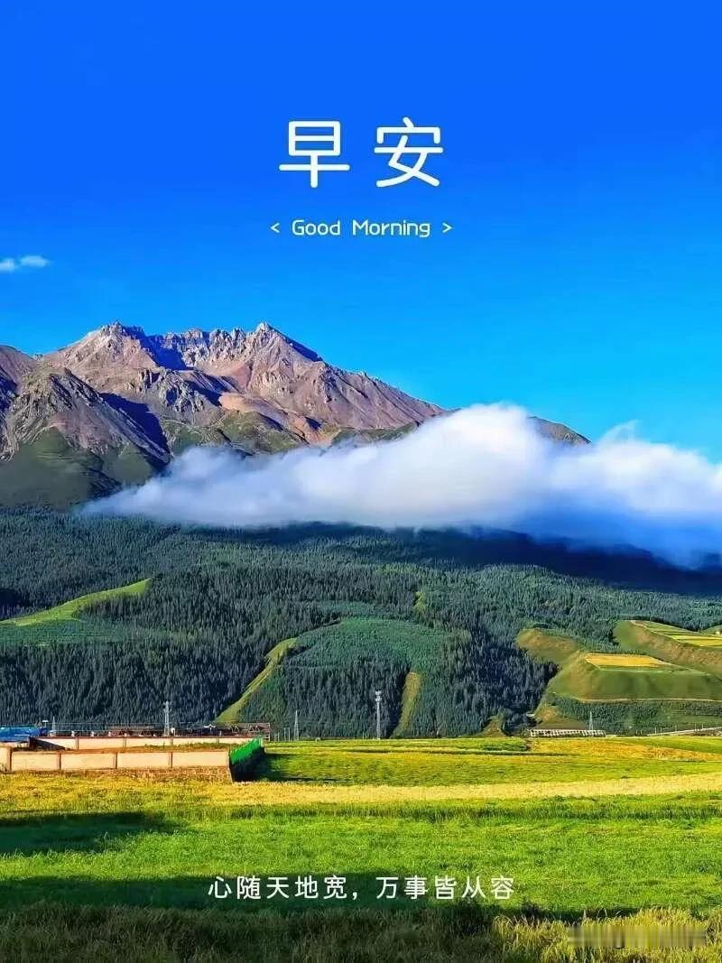 新的一天，愿温暖与好运，一直围着你打转。
