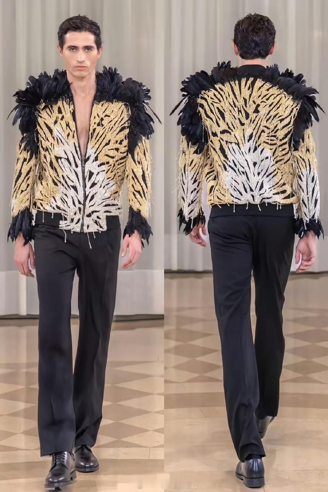 王一博，真厉害！央视马年春晚，造型路透出来啦！他穿着最新高定服装和郭富城一起跳舞