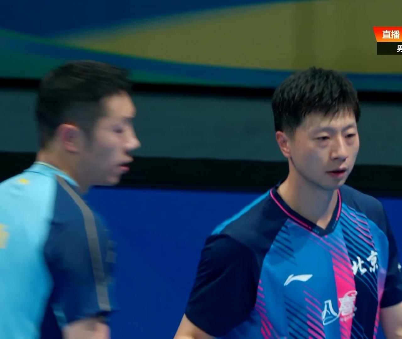 龙蟒组合3-2周冠宏/于海洋
全锦赛，男双1/8决赛
比分：11:9，6:11，