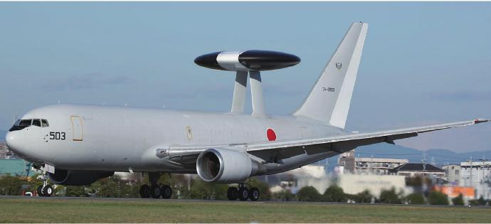 每天认识一件兵器 E-767预警机［日］机长：48.5米翼展：47.6米机高：1