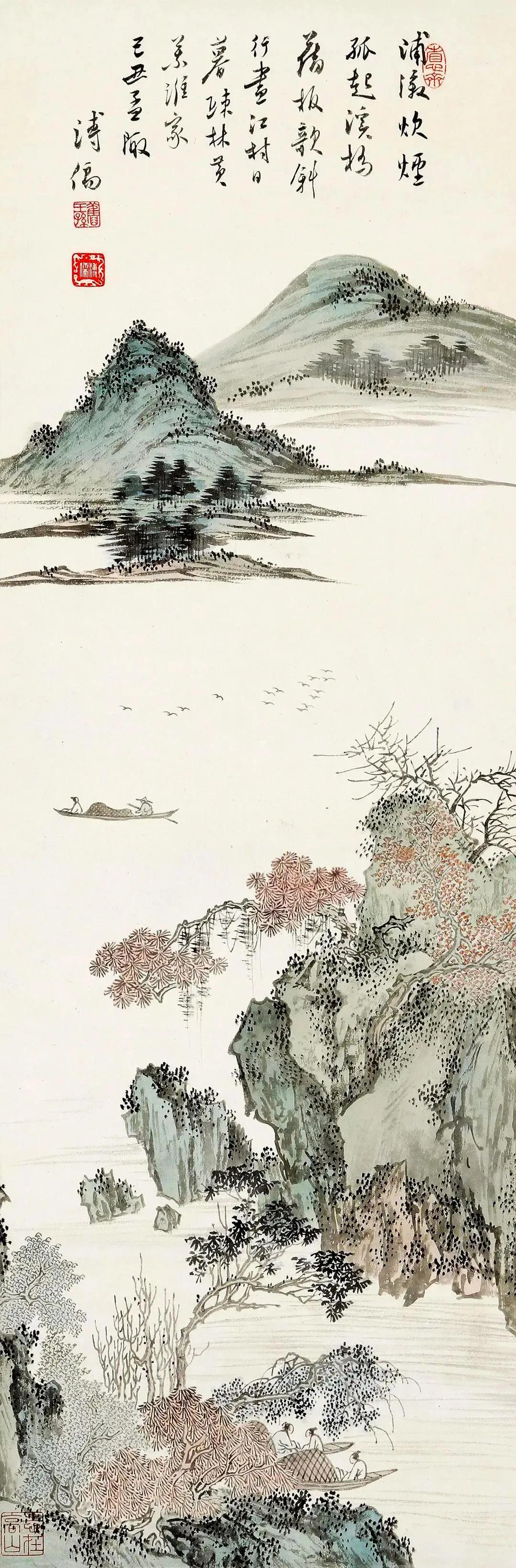 画如其人，简远淡雅，气象万千的山水画！Ⅰ溥心畲·绘
 