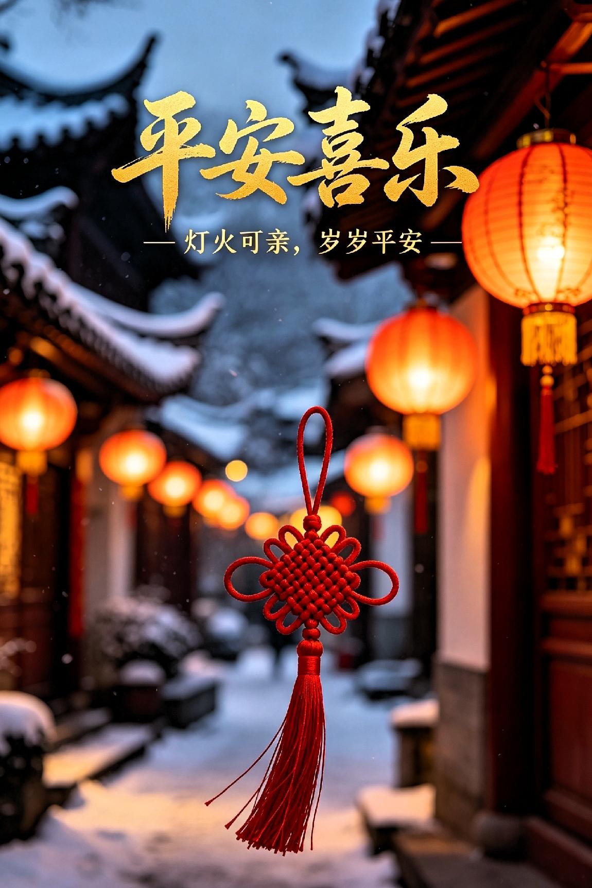 《平安喜乐》

 
一窗清景伴流年，静守尘间自在天。

淡饭粗茶消俗虑，清风明月
