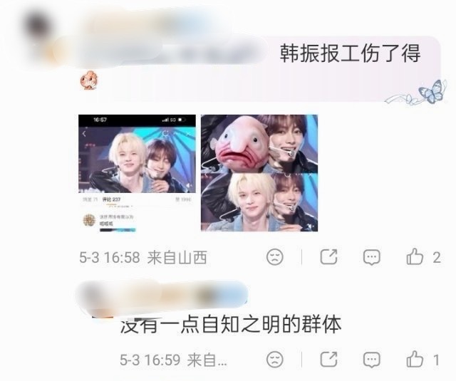 如何看待韩振粉丝给申惟 P 图 