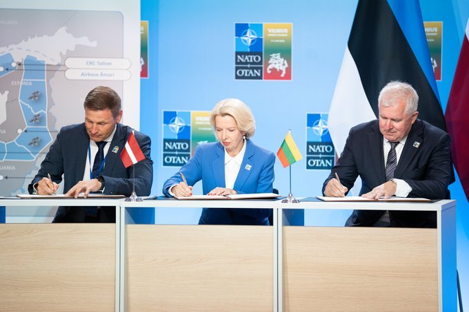 🇱🇹🇱🇻🇪🇪三国国防部长签署了关于促进波罗的海国家空域用于北约航空活