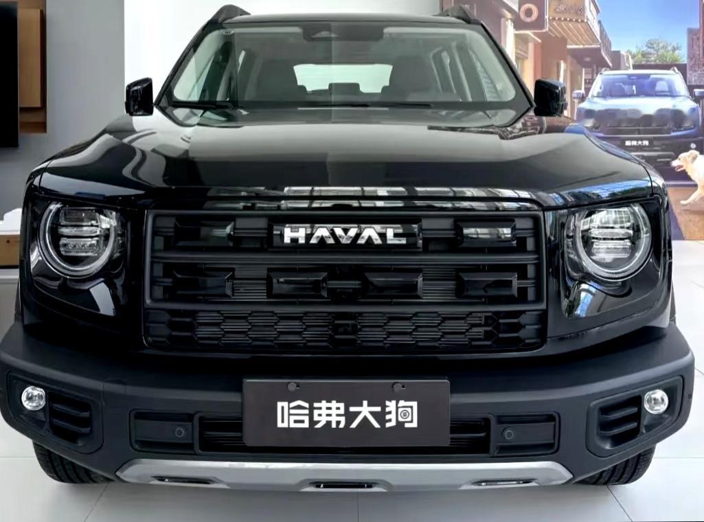长城SUV，为啥起名叫哈弗大狗！

1、今日逛街，刚好看到长城SUV在做线下宣传
