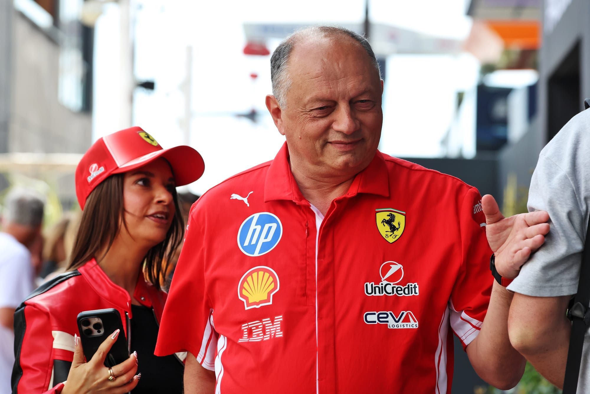 f1 由于身体健康原因，法拉利领队弗雷德·瓦塞尔将缺席比赛。祝愿弗雷德早日康复～