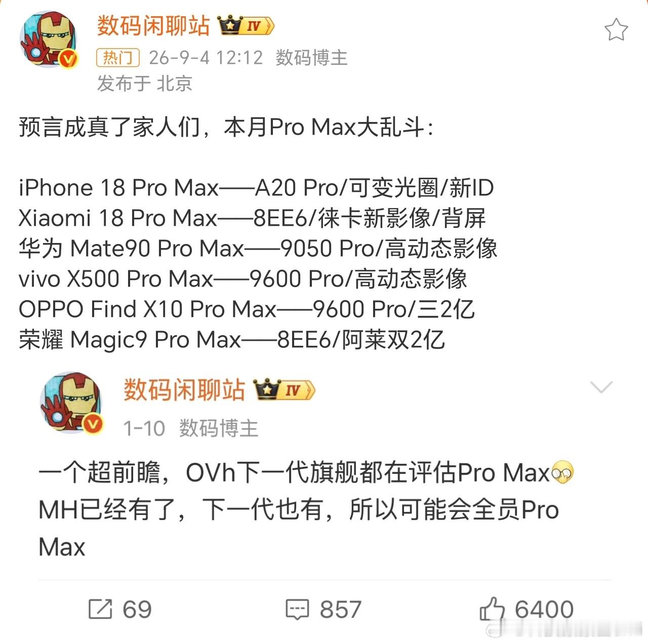 Pro Max大乱斗全员发力，百花齐放！ ​​​