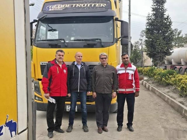 又一批俄罗斯向伊朗运送的人道主义援助物资抵达。 