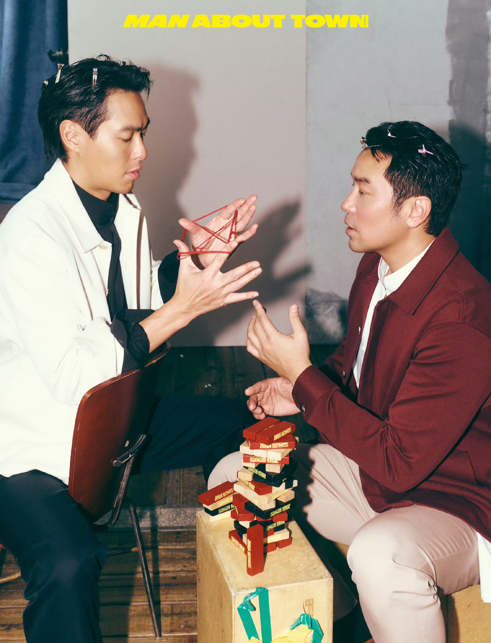 MAT杨祐宁张孝全合体封面大片平面摄影：Issac Lam 