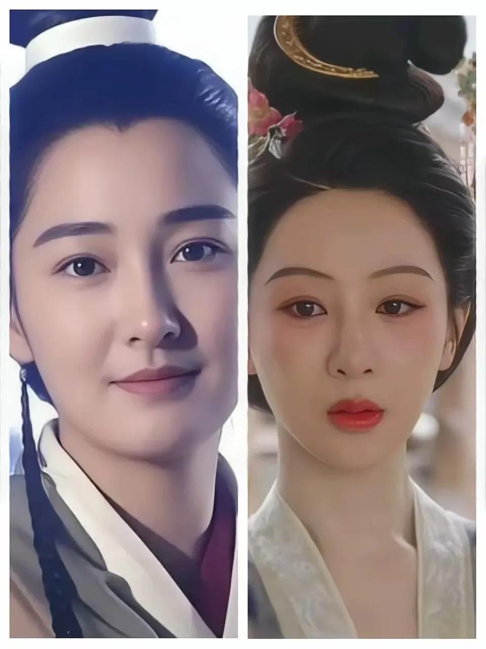 杨紫锦绣芳华剧里的这个妆容，居然有人说像李莫愁。李莫愁是自然脸天然美女，杨紫化浓
