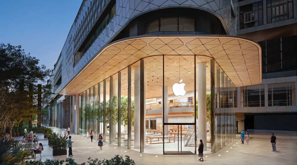 苹果Apple Store真是赏心悦目，伟大建筑。 ​​​