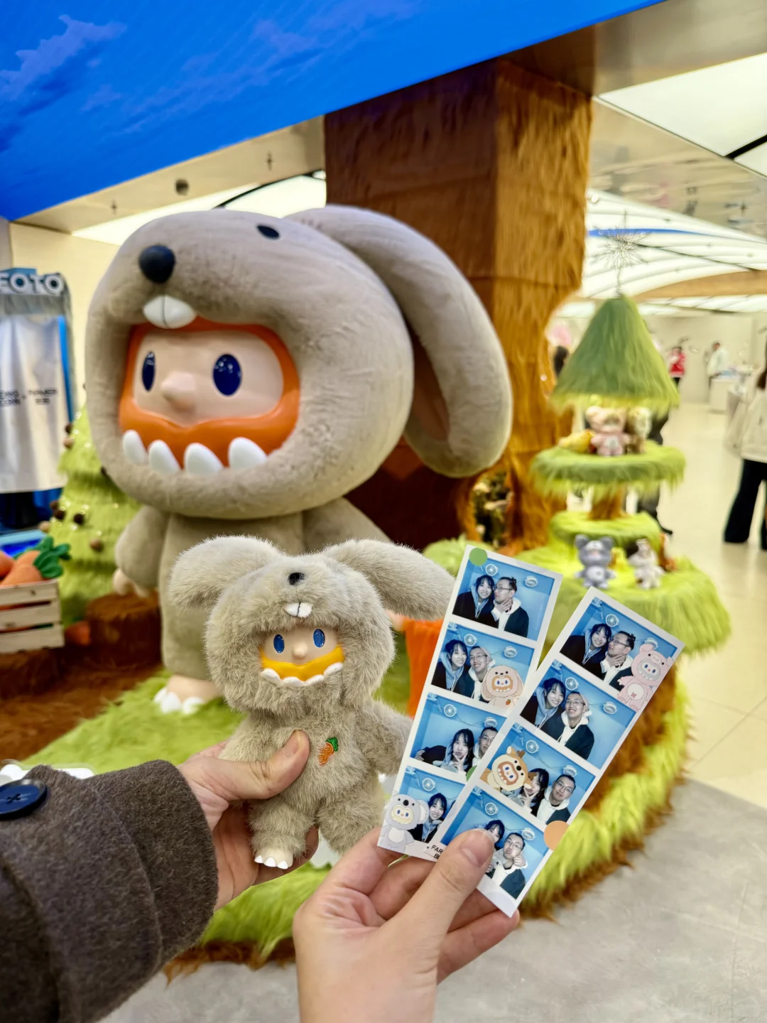 FARMER BOB 圣诞打卡🎄兔兔搪胶&🆓大头贴✅