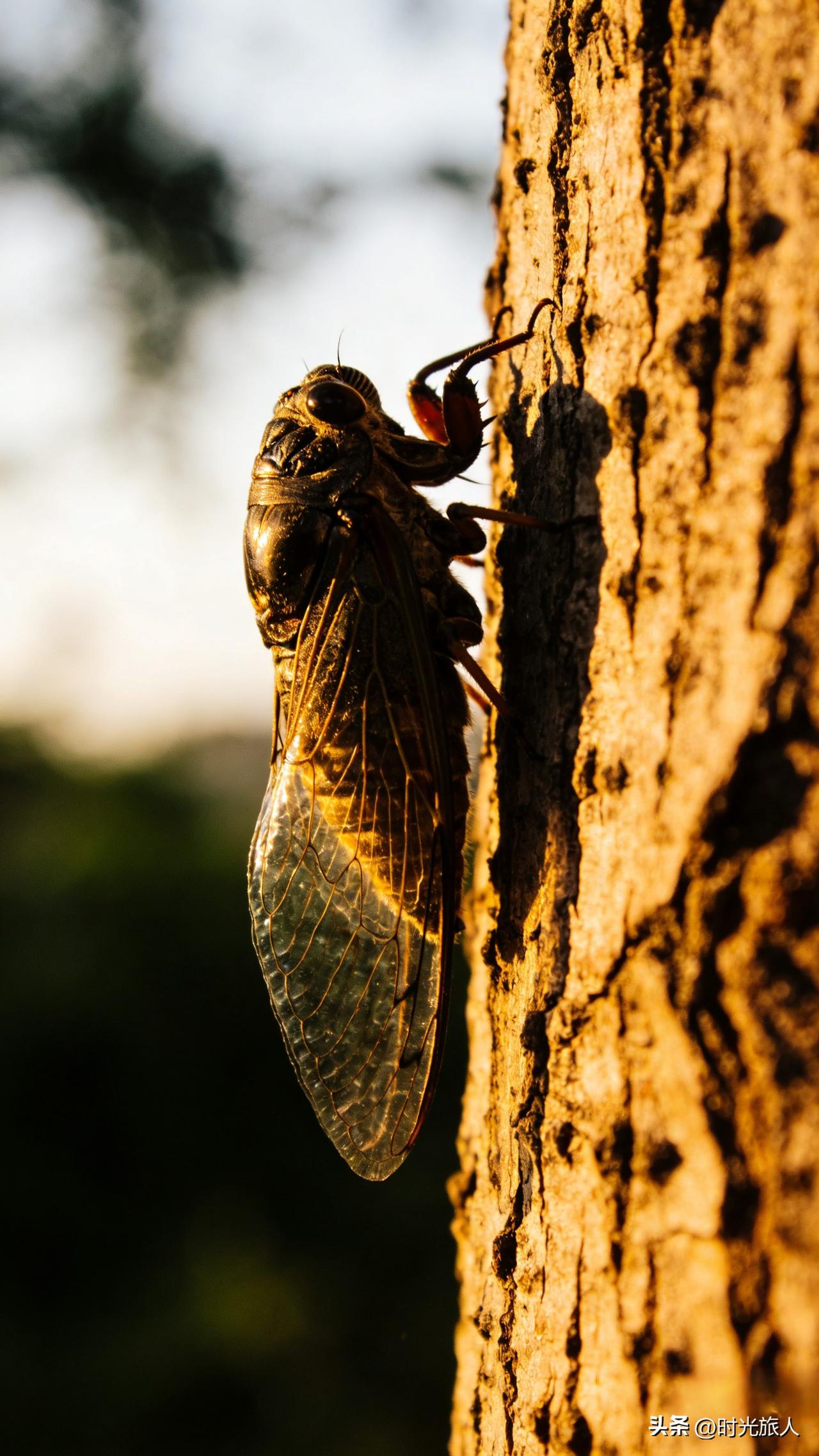 傍晚散步路过那条老巷，
突然听见蝉鸣在树头一声高过一声，
那一刻突然觉得，夏天其