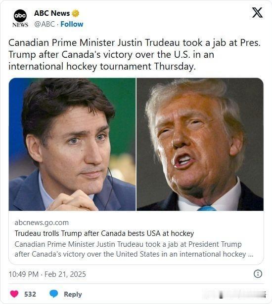 双语简讯：Canadian Prime Minister Justin Trud