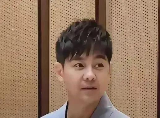 林志颖近期粉丝见面会一身蓝色西装出现，发福明显，出现双下巴，鼻头形状变化引发整容