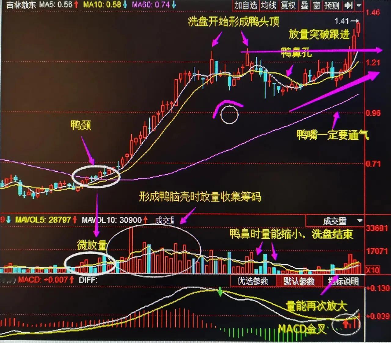 短线牛股必杀技之老鸭头（建议收藏）在短线操作中，有一种技术非常实用，那就是老鸭头