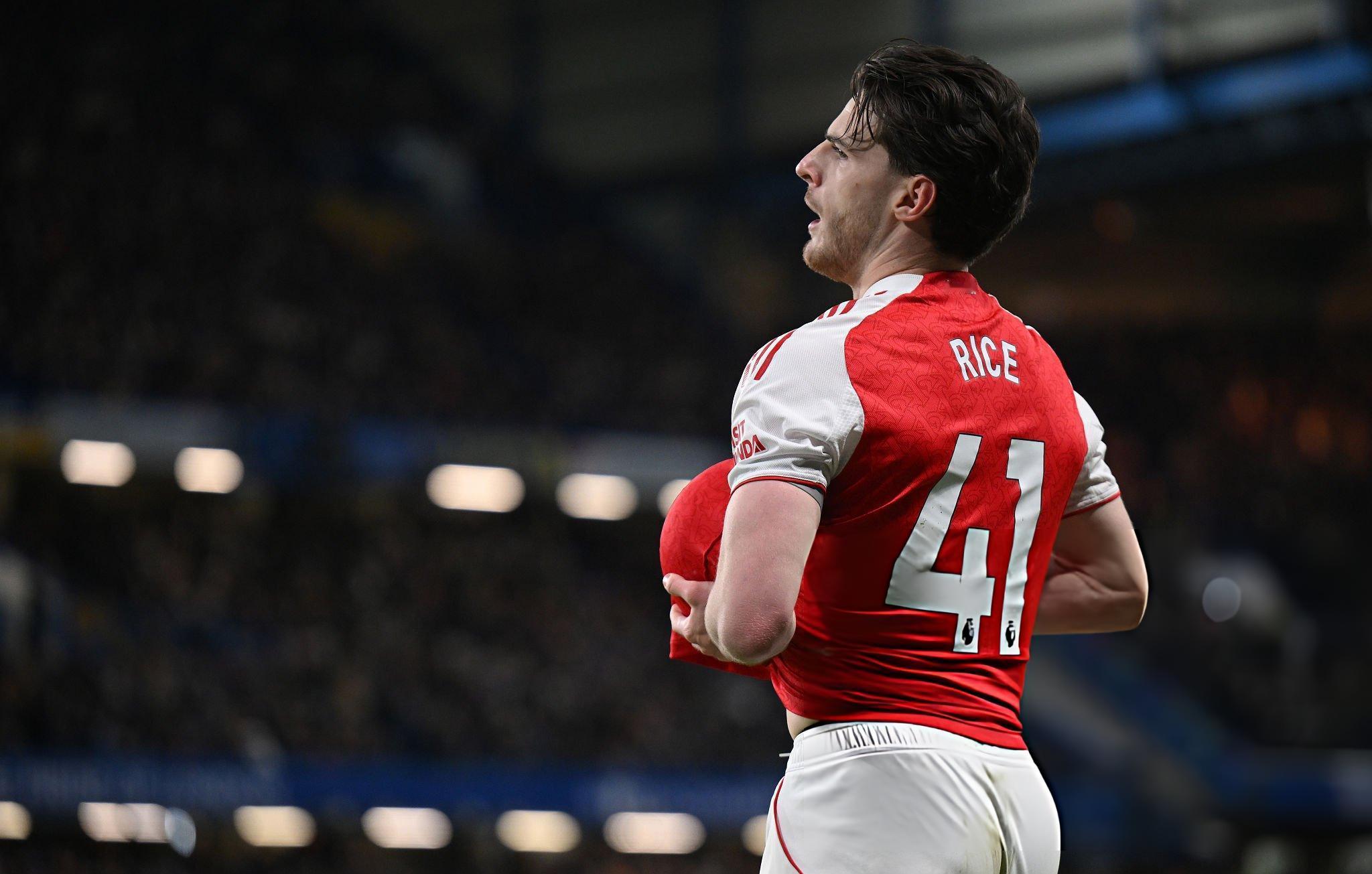 赖斯赖斯阿森纳 翘屁美男带球跑 