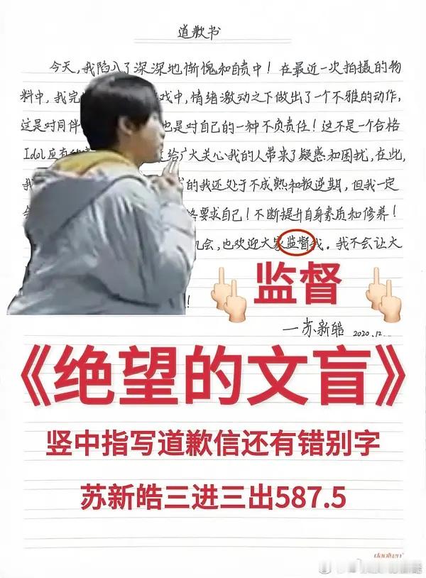 网上热转的苏新皓这些事情大家怎么看？ ​​​