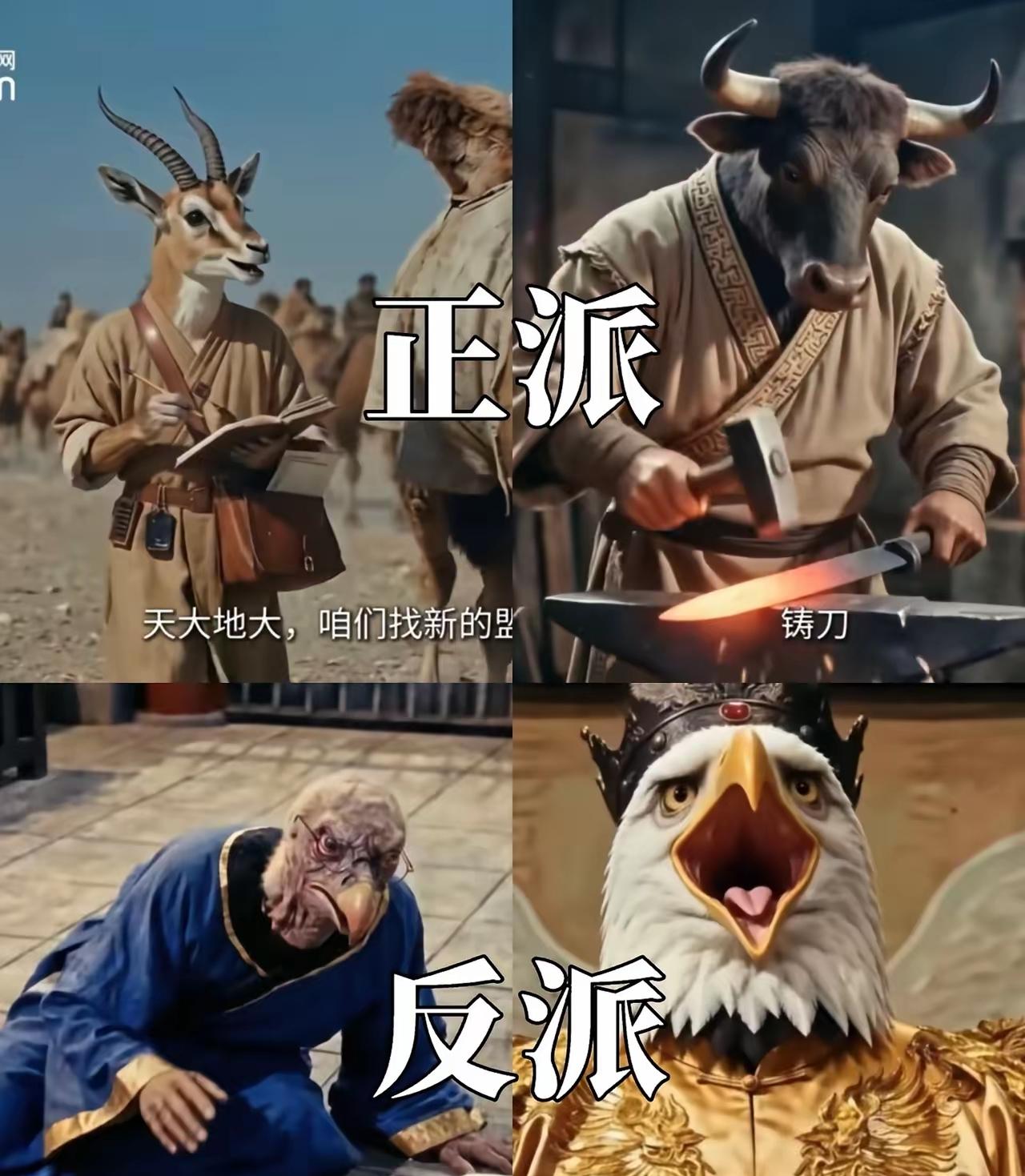 央视这波也太会了！
 
简直是怕我们看不懂中东局势，特意拍了部动画片。
 
说的