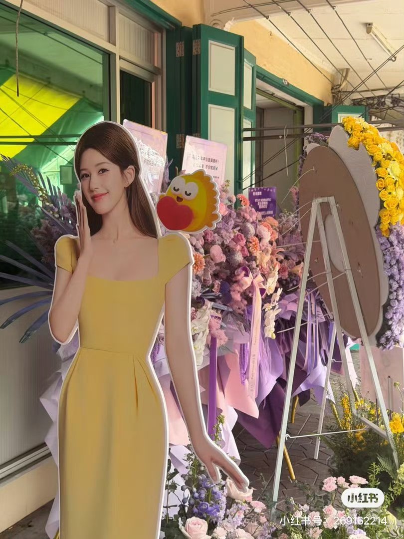 各大品牌方和湖南卫视都给赵露思🇹🇭演唱会送了花篮