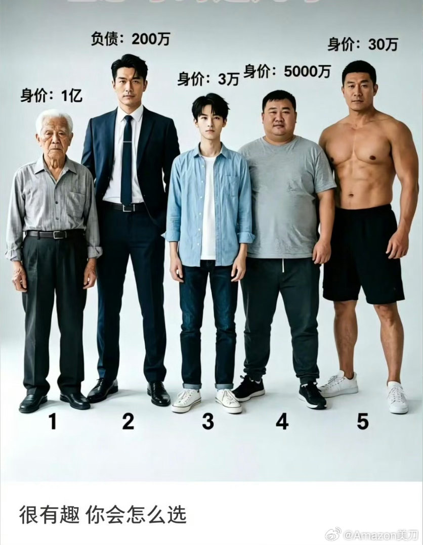 选4才是最优的！年龄还好，有钱有时间，就会有好身材！好身体！ 
