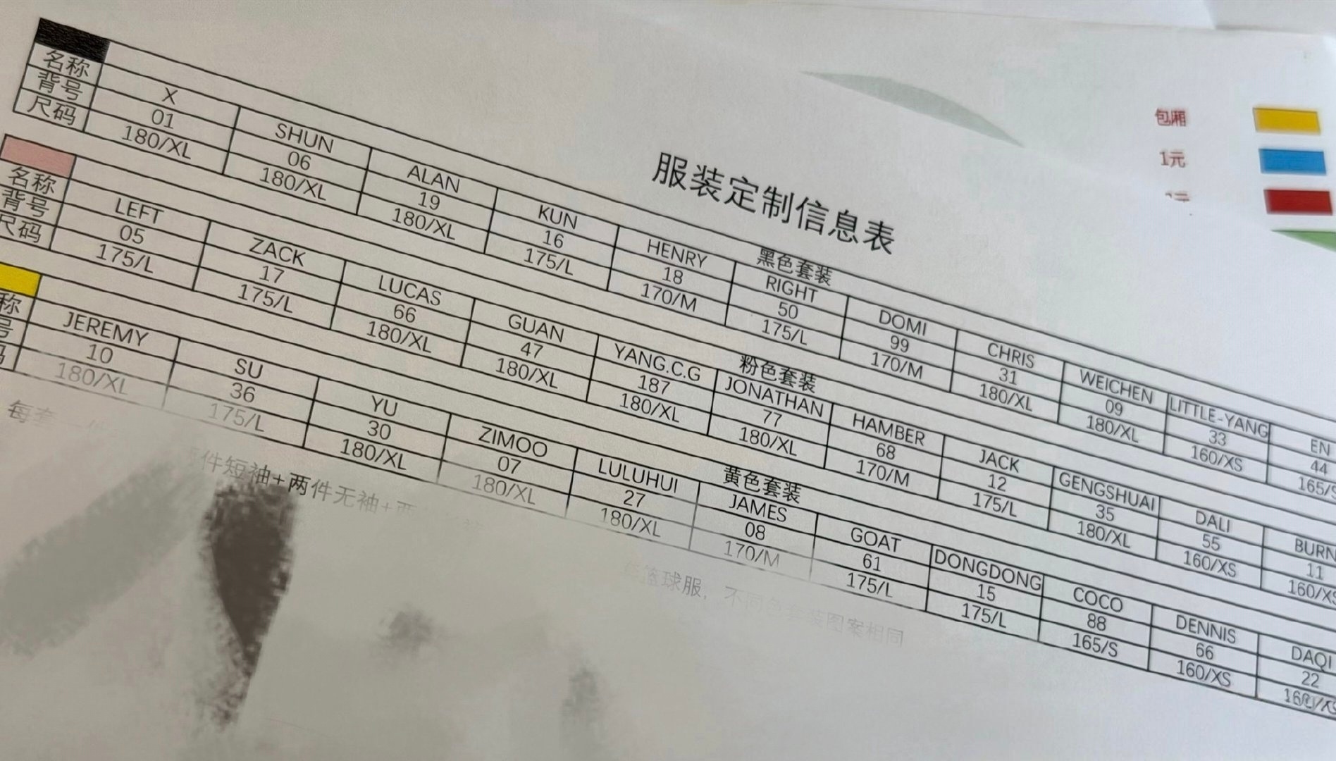 真正的运动会分组来了