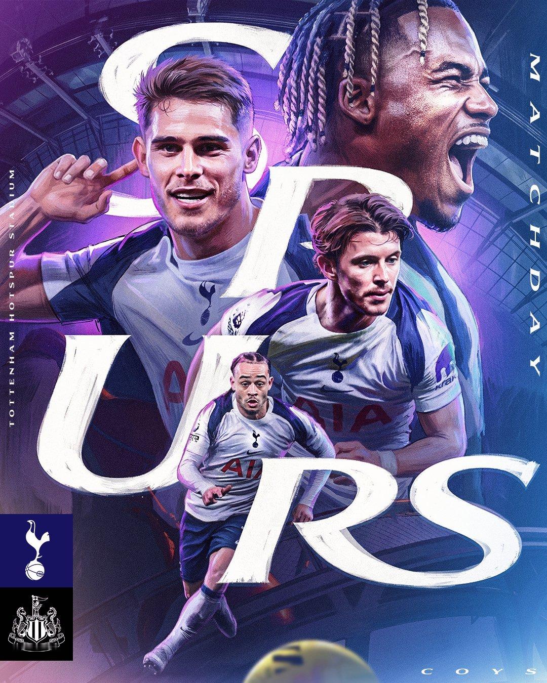 MATCHDAY 🤍🆚 纽卡斯尔🏟️ 热刺大球场🏆 英超联赛⏰ 7.30